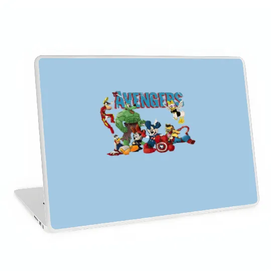 Discover Mickey Avengers Laptop Skins, Vintage Avengers Laptop Skins, Disney Mickey Mouse Avengers