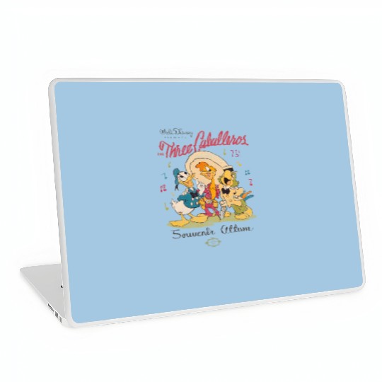 Disney Three Caballeros Mexico Laptop Skins, Donald Duck Jose Carioca Panchito Friends Laptop Skins
