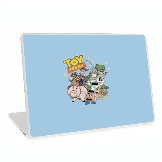 Retro Disney Toy Story Laptop Skins, Vintage Toy Story Laptop Skins, Woody and Buzz Lightyear, You've Got A Friend In Me Laptop Skins