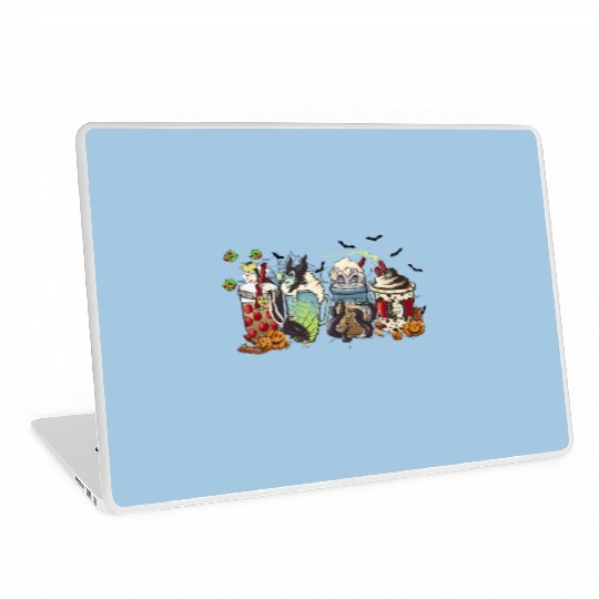 Disney Villains Evil Coffee Disney Halloween Laptop Skins