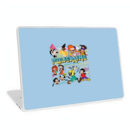 Vintage Goofy Movie Powerline Laptop Skins, A Goofy movie Laptop Skins, Disney Powerline Stand Out Tour