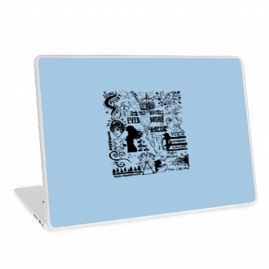Evermore Eras Tour Track List Laptop Skins