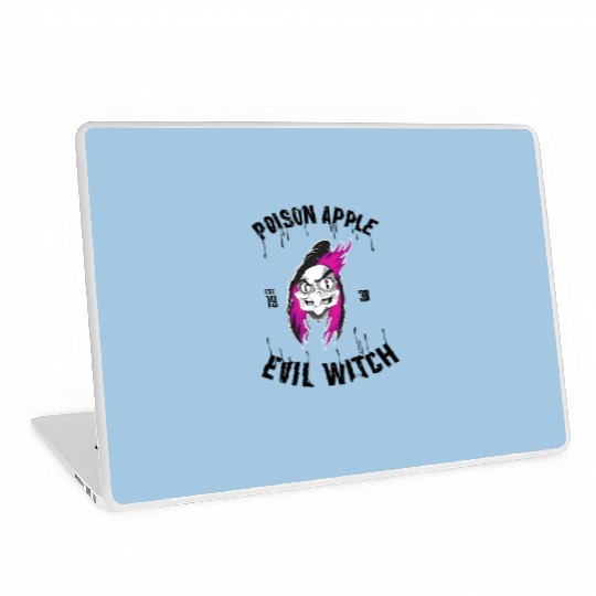 Disney Unisex Laptop Skins: Snow White Evil Witch Poison Apple