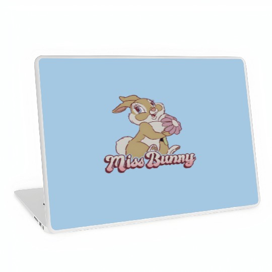 Disney Bambi Miss Bunny Floral Portrait Laptop Skins, Flower And Thumper Laptop Skins