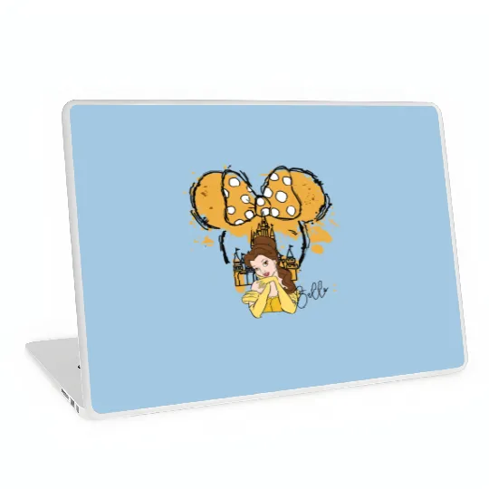 Princess Belle Laptop Skins, Castle Laptop Skins, Disney Princess Laptop Skins, Princess Castle Laptop Skins, Disney Trip Laptop Skins