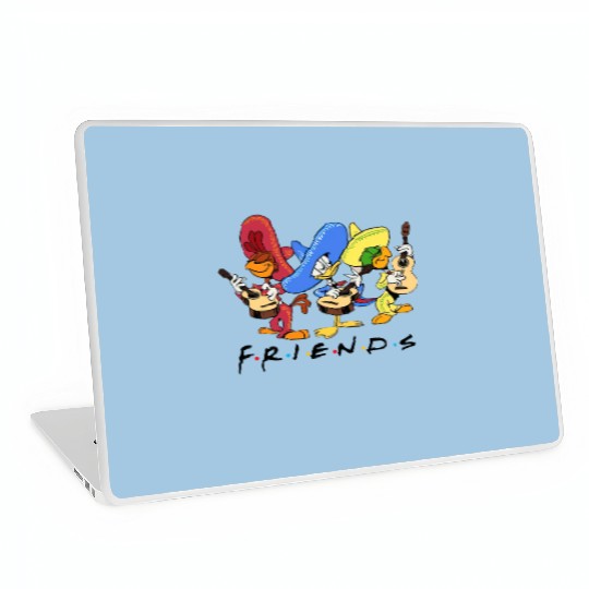 Disney Three Caballeros Mexico Laptop Skins, Donald Duck Jose Carioca Panchito Friends Laptop Skins