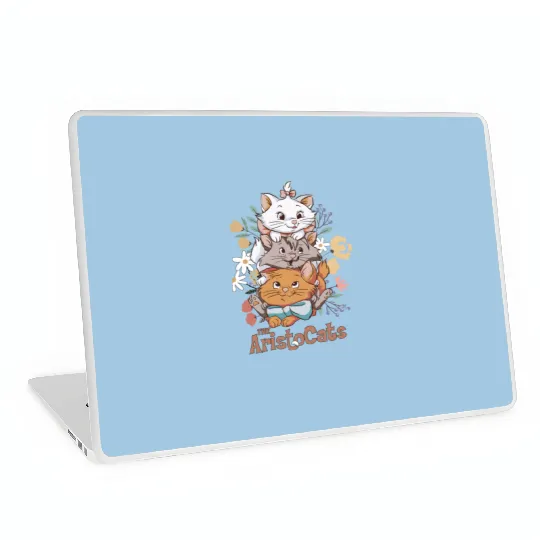 Aristocats Laptop Skins, Retro Disney Unisex Laptop Skins, Disney Cat Laptop Skins