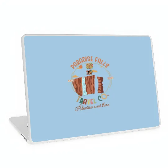 Disney Pixar Up Movie Laptop Skins, Pixar Up Movie, Paradise Falls Travel Co Laptop Skins