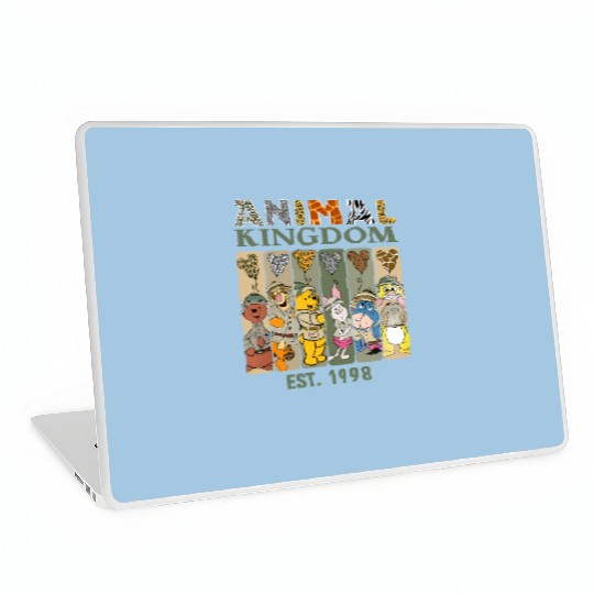 Animal Kingdom Est 1998 Laptop Skins, Pooh and Friends Safari Laptop Skins, Disney Balloon Laptop Skins