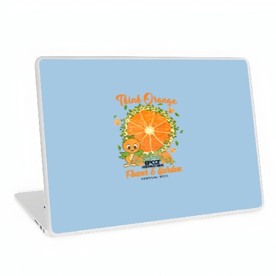 Disney Epcot Orange Bird Laptop Skins, Disney Epcot International Flower and Garden Festival 2023 Laptop Skins