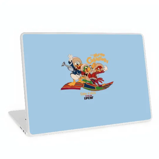 The Three Caballeros Gran Fiesta Tour Laptop Skins, Disney Parks Epcot Donald Duck Laptop Skins