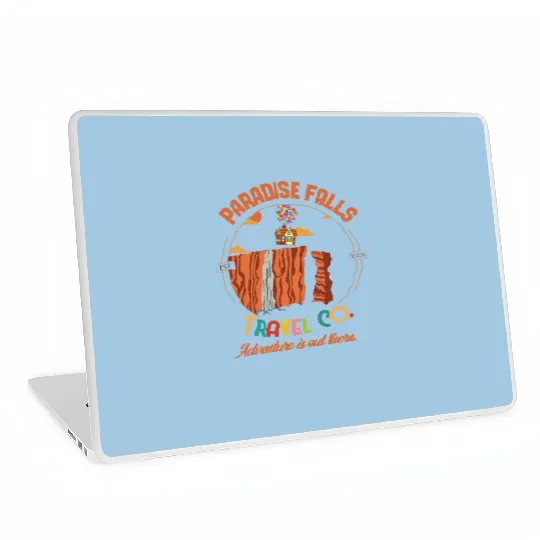 Retro Disney Pixar Up Movie Paradise Falls Laptop Skins