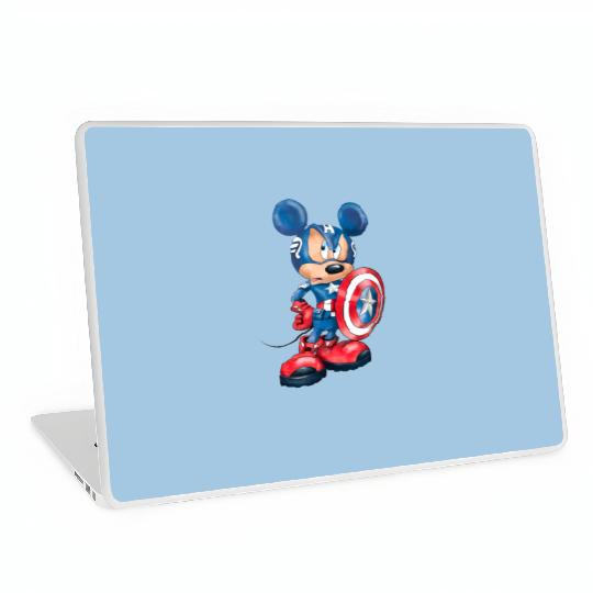 Superhero Mickey Laptop Skins, Avengers Mickey Laptop Skins, Captain America Mickey Laptop Skins, Superhero Mickey Laptop Skins, Captain Mickey Laptop Skins, Disney Mickey Laptop Skins