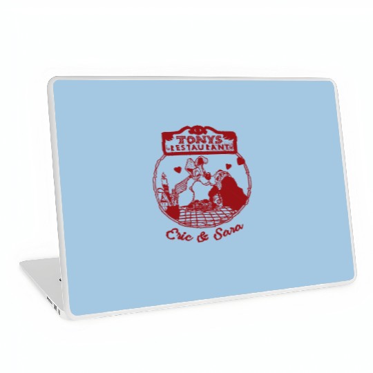 Personalized Lady and the Tramp Laptop Skins, Disney Couple Laptop Skins, Disney Valentine Laptop Skins, Laptop Skins