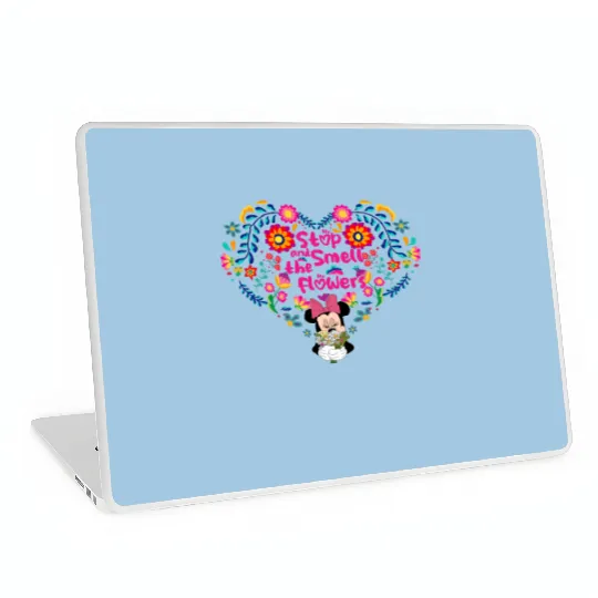 Minnie Flower Laptop Skins, Disney Epcot, Epcot International Flower and Garden Festival 2023, Mickey's Garden Laptop Skins