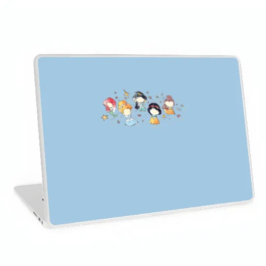 Disney Princess Laptop Skins, Disney Watercolor Laptop Skins, Disney