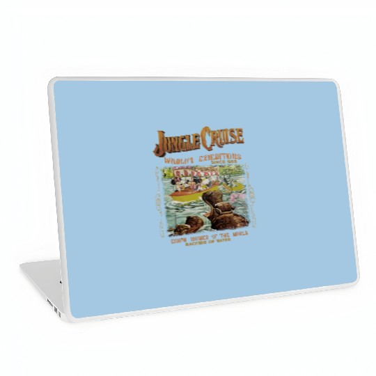 Disney Laptop Skins, Vintage Disney Jungle Cruise Ride Laptop Skins