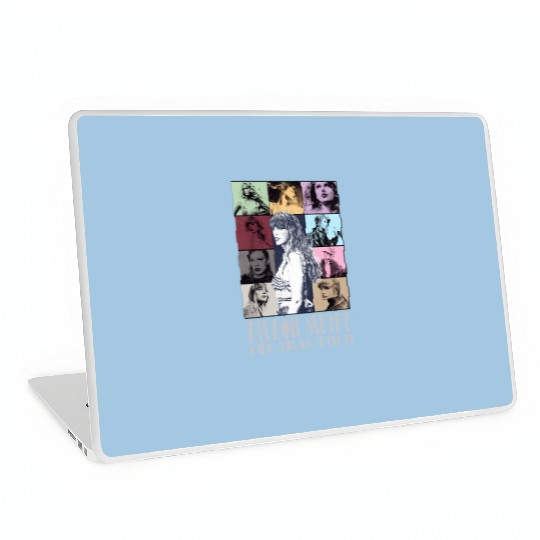 Discover Taylor The Eras Tour 2023 Laptop Skins, Taylor Version Vintage 90s Style Laptop Skins
