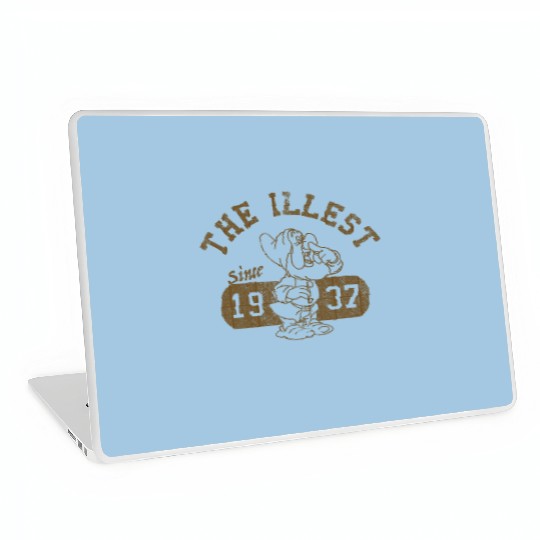 Disney Snow White Sneezy The Illest Vintage Humor Laptop Skins, Princess Snow White Laptop Skins