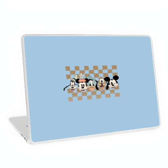 Retro Mickey Checkered Laptop Skins, Disney Family Trip Laptop Skins, Magic Kingdom Laptop Skins, Disney Checkered Laptop Skins, Disney Family Trip Laptop Skins