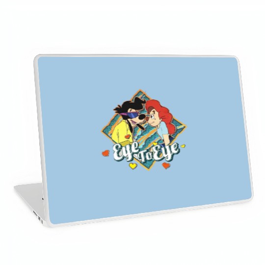 Retro 90s Disney Couples A Goofy Movie Powerline Roxanne Eye To Eye Laptop Skins