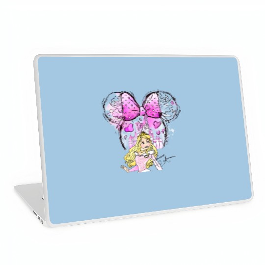 Aurora Princess Laptop Skins, Disney Princess Laptop Skins, Watercolor Disney Princess Laptop Skins