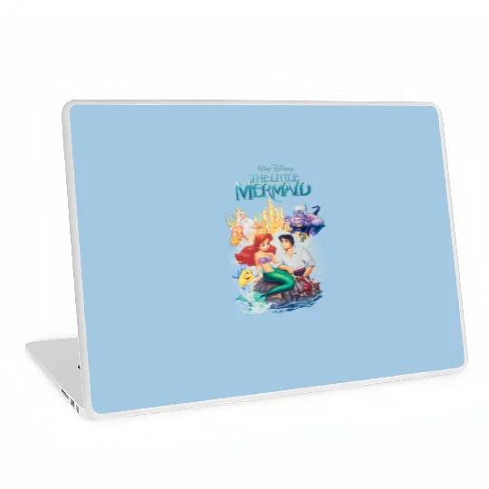 Vintage Disney The Little Mermaid Laptop Skins, Disney Retro