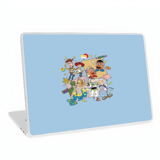 Retro Toy Story Laptop Skins, Disney Family Laptop Skins, Toy Story Friends tanks, Woody Jessie Buzz Lightyear, Aliens Slinky T-Rex