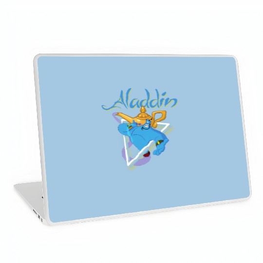 Disney Aladdin Genie 90s Style Portrait Laptop Skins