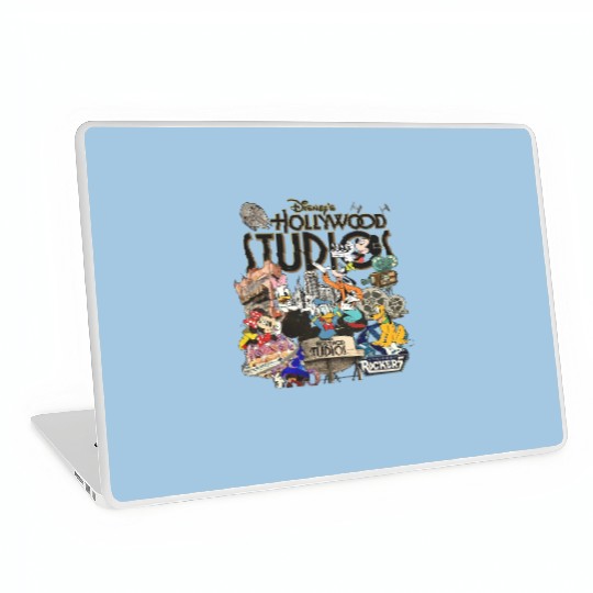 Vintage Disney Hollywood Studios 2023 Laptop Skins, Mickey and Friends Laptop Skins, Disney Family Vacation 2023 Laptop Skins
