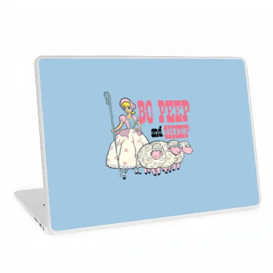 Vintage Bo Peep and Sheep Laptop Skins, Toy Story Bo Peep Laptop Skins, Disney Pixar Laptop Skins