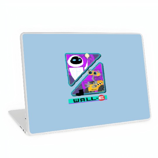 Retro Disney Pixar Wall-E Triangles And Eve Graphic Laptop Skins