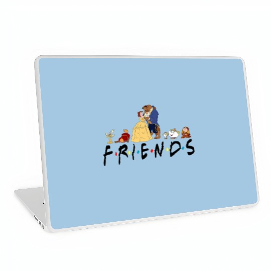 Beauty and the Beast Friends Laptop Skins, Funny Disney Laptop Skins, Funny Friends