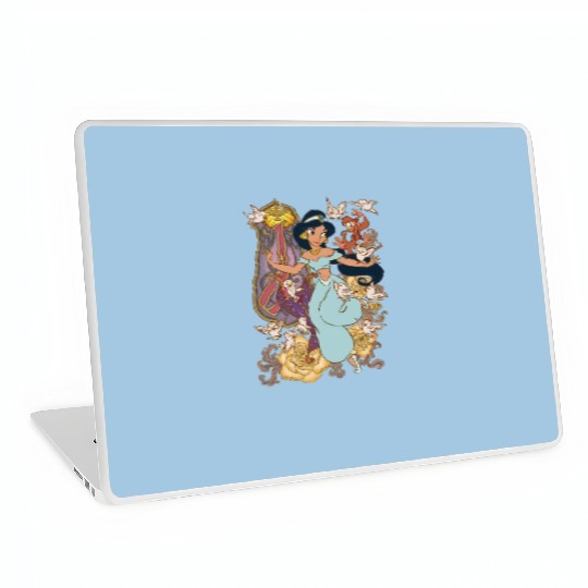 Princess Jasmine Aladdin  Color Laptop Skins, Disney Laptop Skins