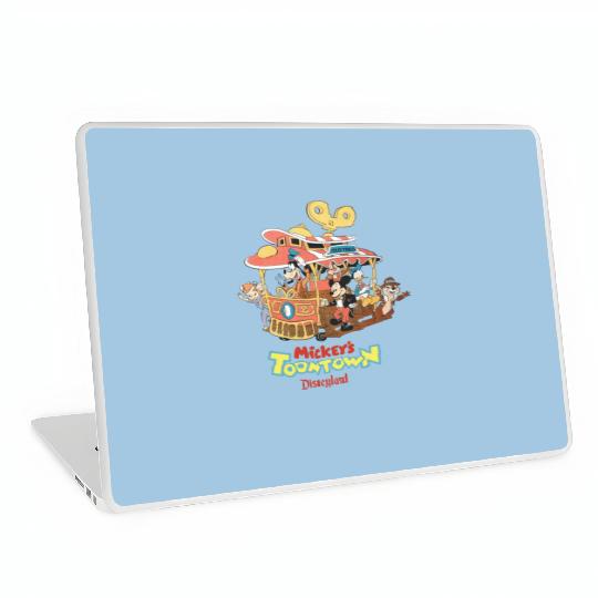 90's RARE Disneyland ToonTown | Unisex Softstyle Laptop Skins