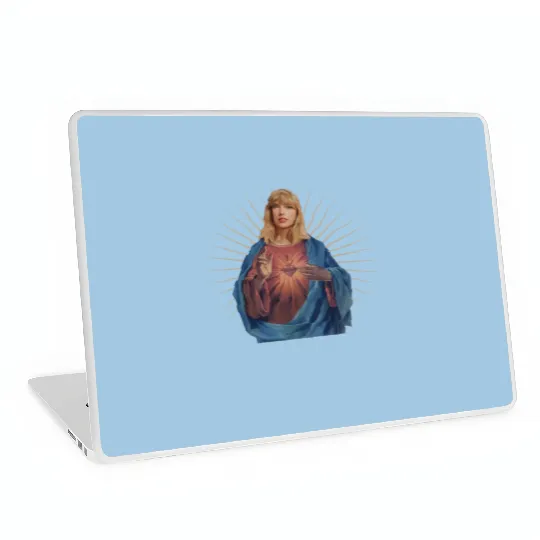 Discover Taylor Taylor version Jesus Laptop Skins, Taylor Laptop Skins, Swift Laptop Skins, Eras Tour Laptop Skins Laptop Skins