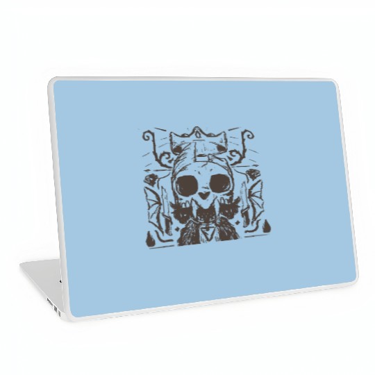 Vintage King The owl house Laptop Skins, Boiling Isles Disney King The Owl House Laptop Skins