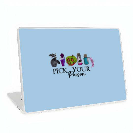 Pick Your Poison Laptop Skins, Disney Villain Laptop Skins