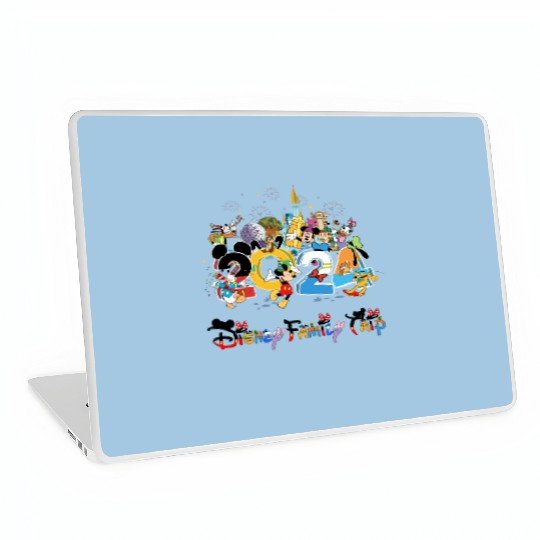 Disney Trip 2024 Mickey And Friends Disney Laptop Skins, Disney Family Matching Laptop Skins