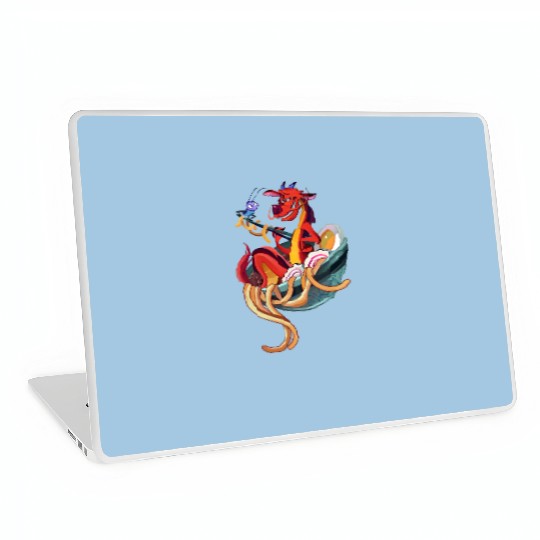 Disney Mulan Funny Mushu Dragon & Cri-Kee Laptop Skins