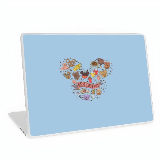 Disney Best Day Ever Snacks Laptop Skins, Disney Trip Laptop Skins