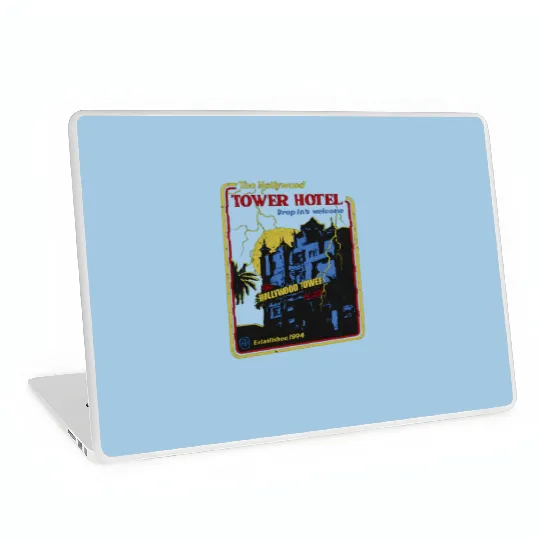 The Hollywood Tower Hotel The Twilight Zone Laptop Skins / Disney Scary Halloween Laptop Skins