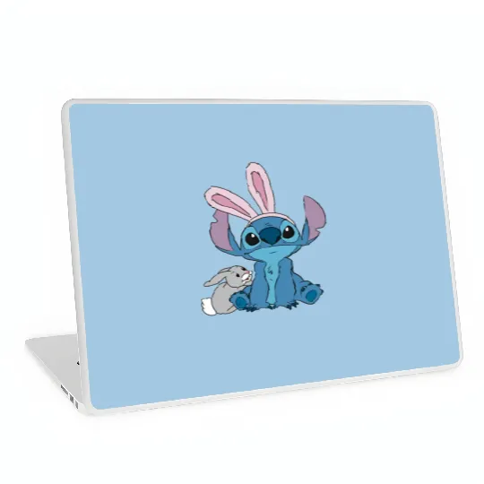 Disney Stitch Easter Laptop Skins, Disney Easter Laptop Skins, Easter Disneyland Laptop Skins