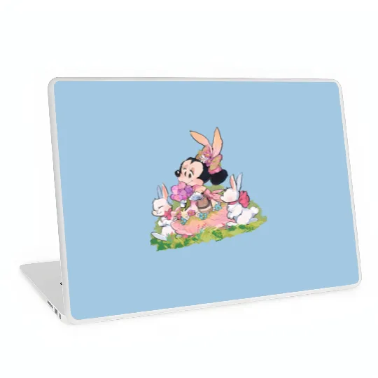 Minnie Mouse Easter Laptop Skins, Disney Easter Laptop Skins