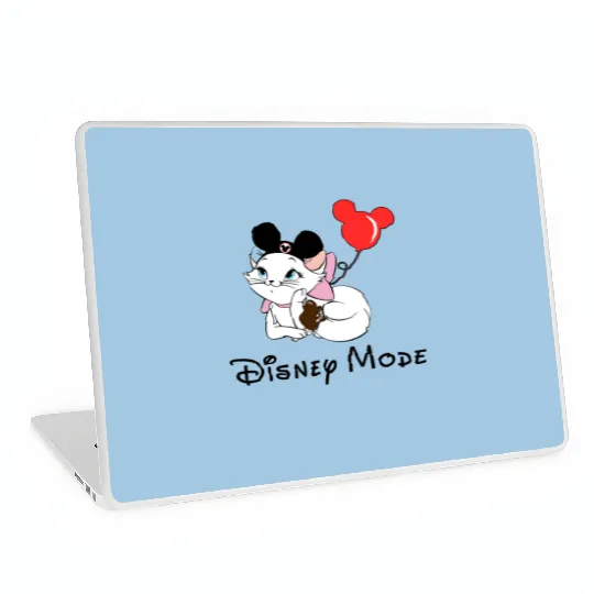 Marie Disney Mode Laptop Skins, Marie Cat Laptop Skins, Marie Aristocats Laptop Skins