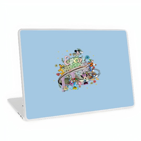 Disney Epcot Laptop Skins, Vintage Epcot 1982 Laptop Skins, Vintage Disney Laptop Skins