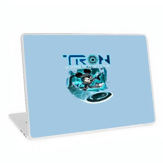 Mickey Tron Bike Laptop Skins, Disney Trip Laptop Skins