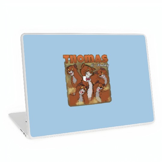 Thomas O'Malley Vintage Retro Laptop Skins The Aristocats Character Laptop Skins Disney Laptop Skins Great Gift Ideas Men Women