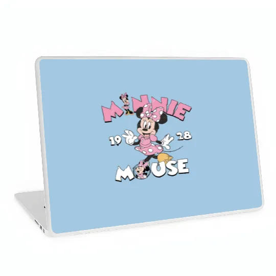 Vintage Minnie Mouse Laptop Skins, Disney Laptop Skins, Disneyland Laptop Skins, Vintage Disney Laptop Skins