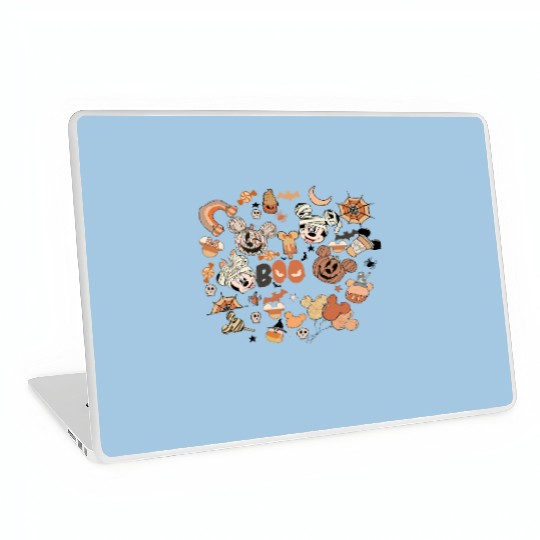 Disney Spooky Season Laptop Skins, Vintage Disney Halloween Laptop Skins